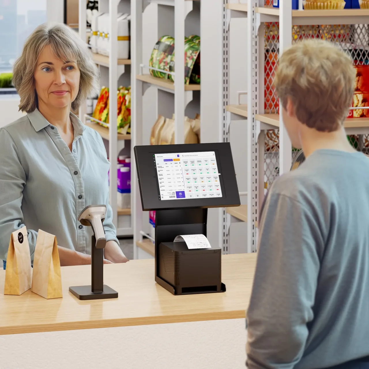 Open box – MountIt Secure Tablet Stand for Retail Use