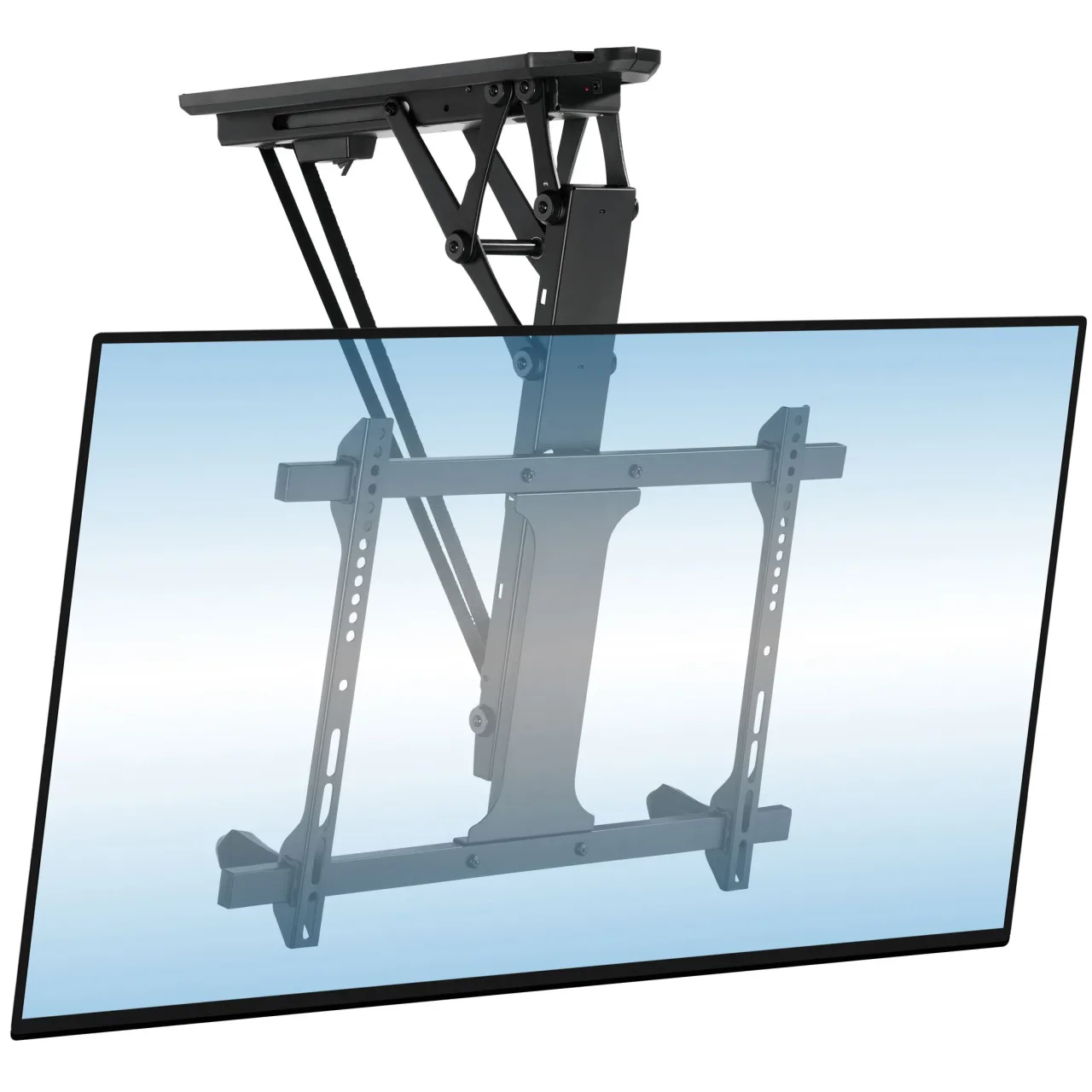New (damaged box) – MountIt Motorized Ceiling TV Mount with Remote Control