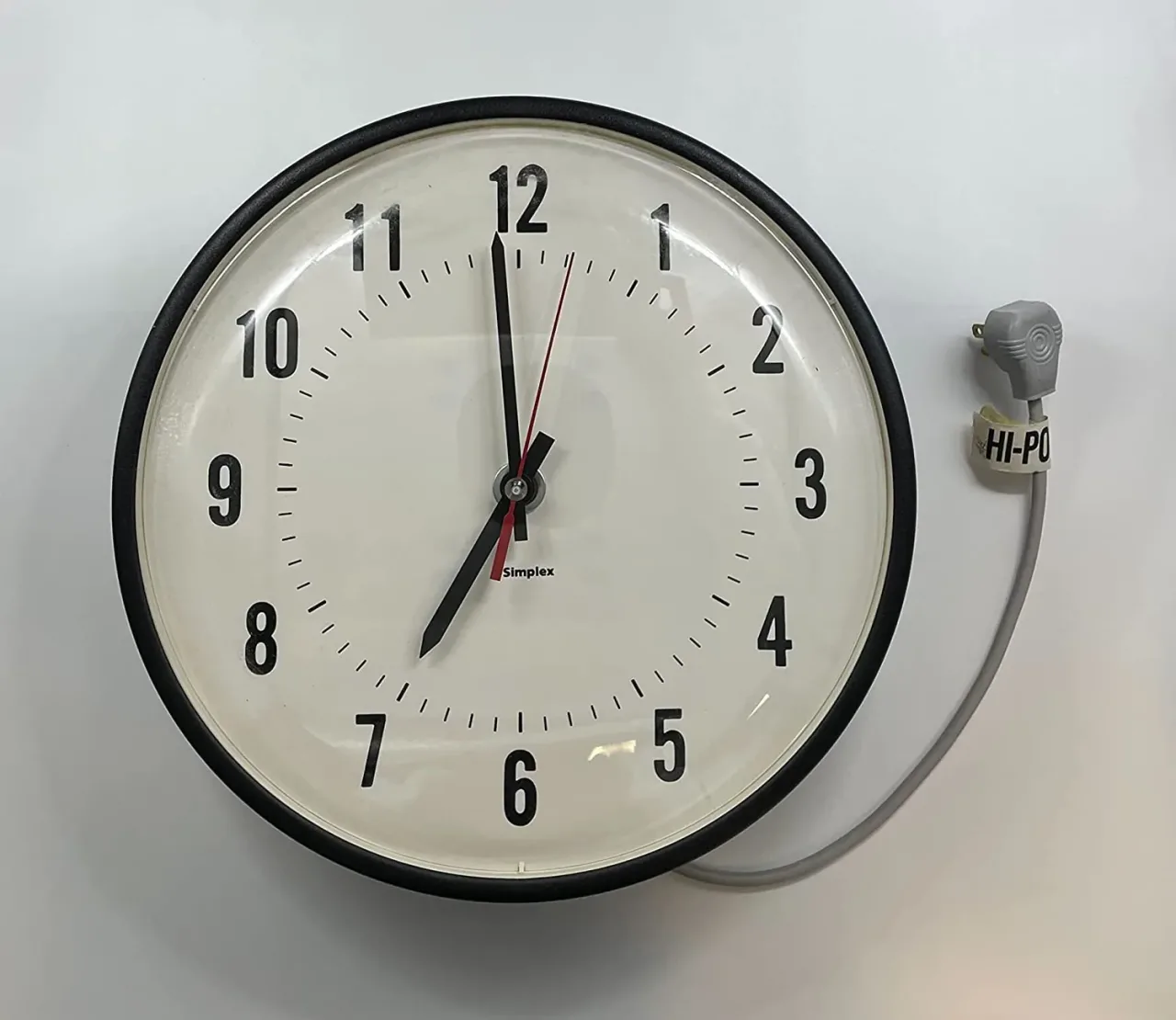 Simplex 12 Round Replacement Synchronized Clock