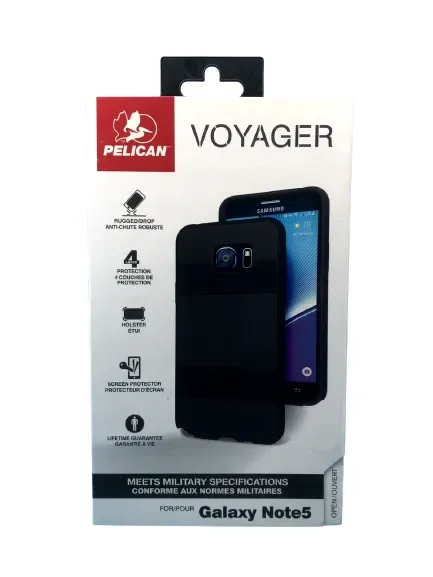 Pelican Voyager Samsung Galaxy Note 5 Black.
