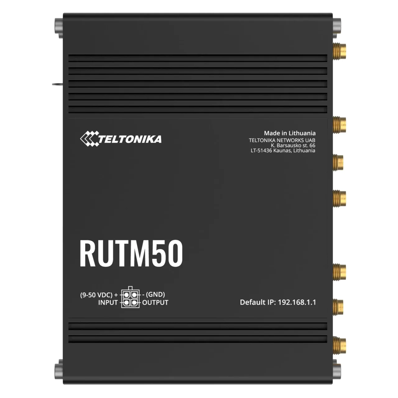 Teltonika Networks RUTM50 Emea, Apac, Brazil / Standard Package With Eu Psu, 5G Backward…