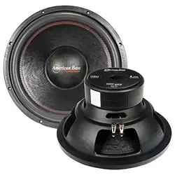 American Bass DX 15 Inch Subwoofer 500 Watt RMS with 4 Ohm Impedance, 125 oz Magnets,…