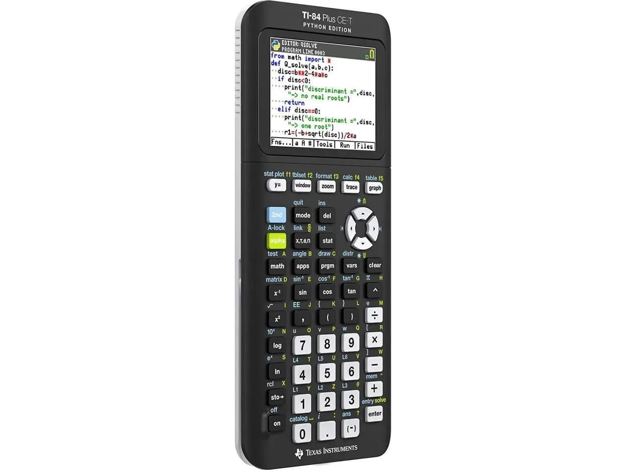 Open box – Texas Instruments TI-84 Plus CE Python Graphing Calculator