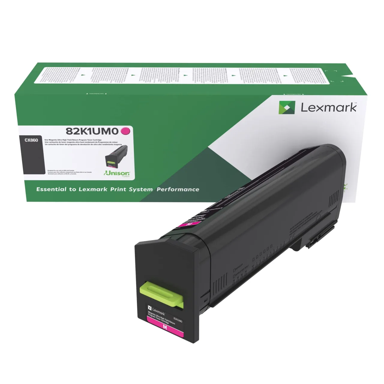 Lexmark 82K1UM0 Magenta Return Program Toner Cartridge