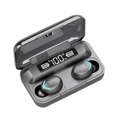 HEYYBIT BLACK F9 5c 5.0 tws IPX7 waterproof True Wireless Earbuds Headset Smart In Ear…