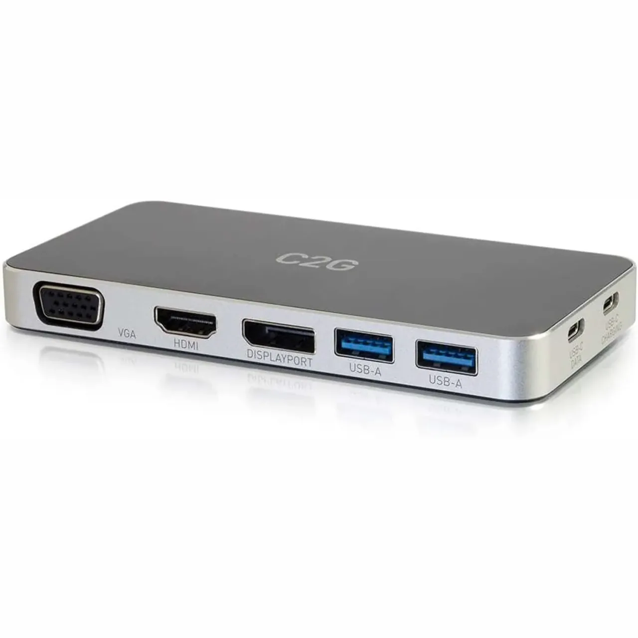 Open box – C2G Docking Station, USB C Docking Station with HDMI, DisplayPort, and VGA,…