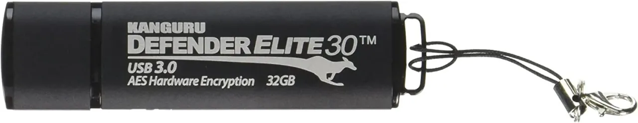 KANGURU Defender ELITE30 Secure Flash Drive W/Physical Write Protect SWITCH-32G