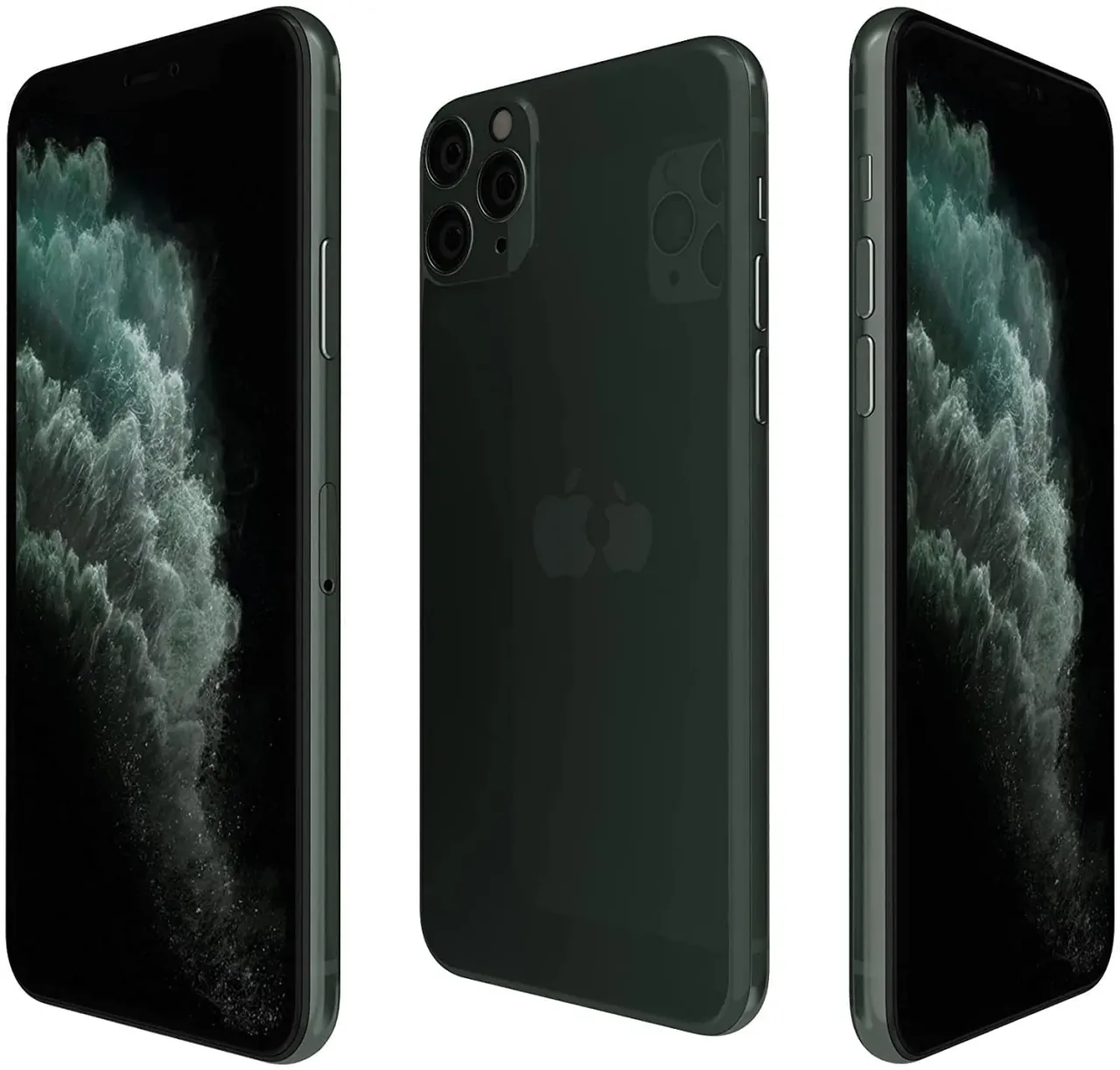 Refurbished – Apple iPhone 11 Pro Max, US Version, 256GB, Midnight Green - AT&T