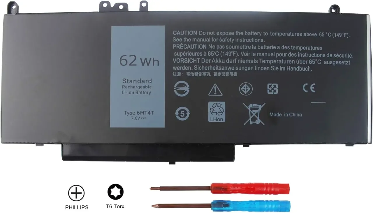 DELL Latitude E5570 Lithium Ion 62Wh Battery