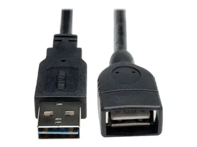Eaton Tripp Lite Series Universal Reversible USB 2.0 Extension Cable (Reversible