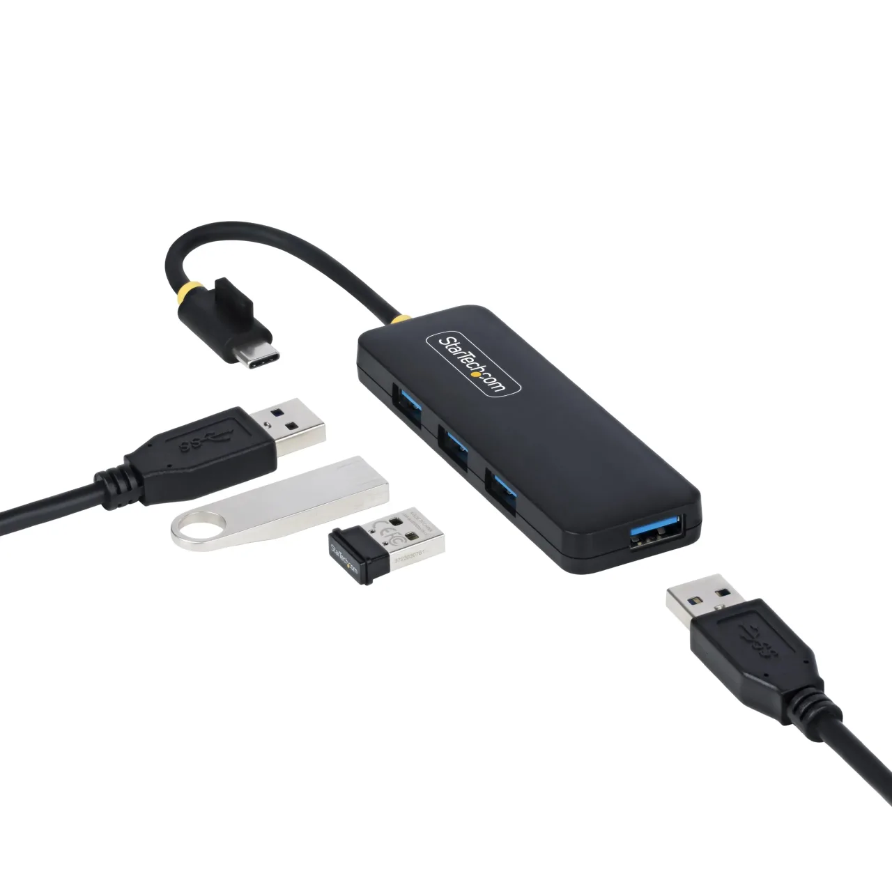 STARTECH 4-PORT Usb-C Hub, 5GBPS, Usb-C To 4X Usb-A, Bus Powered, Small Travel Mini Hub