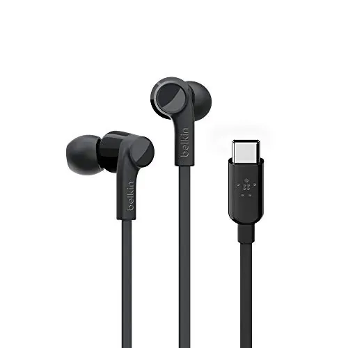 Open box – Belkin Usb-C In-Ear Headphone Black - Soundform Wired Earbuds With Usb-C…