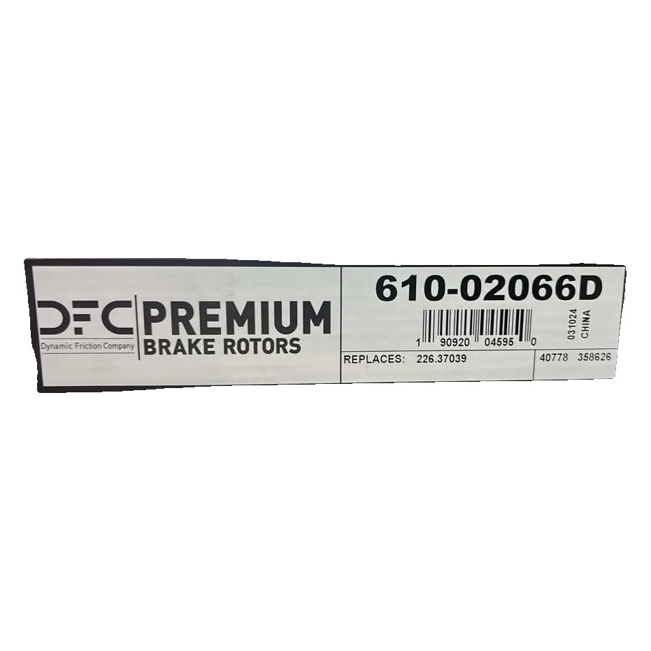 Unknown New DFC 610-02066D Rear Right Brake Rotor for Porsche Panamera 2010-2020
