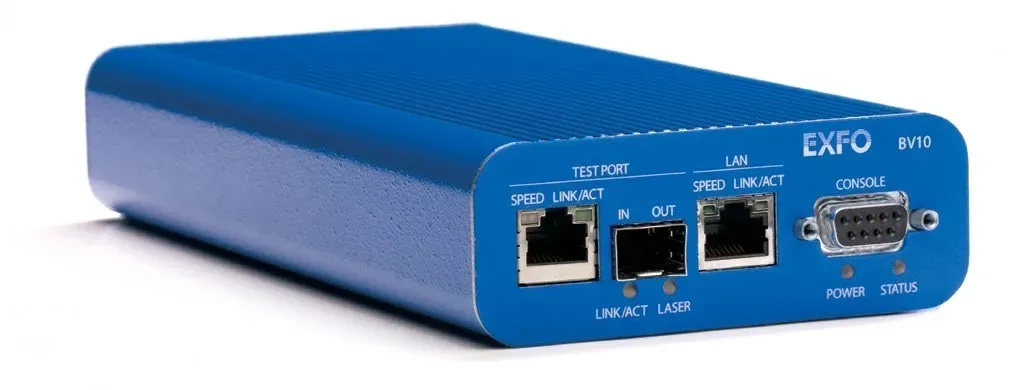 Open box – EXFO BV10 BV10-1000-AC Gigabit Ethernet Endpoint