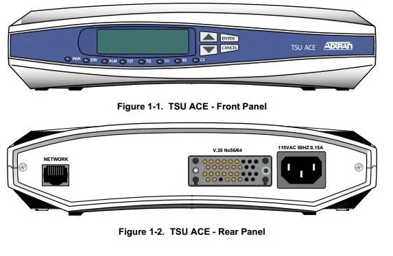 ADTRAN Tsu Lt 3RD Gen T1/FT1 Dsu/Csu (1203060L1)