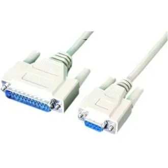 APC - Schneider Electric 10FT DB9F to DB25M Serial Modem Cable - High-Quality