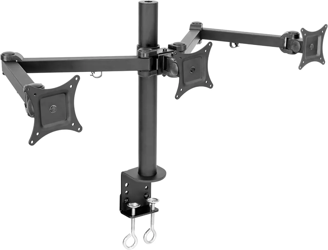 MountIt MOUNT-IT Triple Arm Horizontal Monitor Stand for 3 Screens