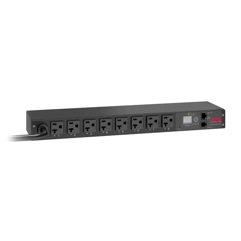 APC Pdu, AP7900B, Switched, 1U, 20A, 100/120V, 8 Nema 5-20R