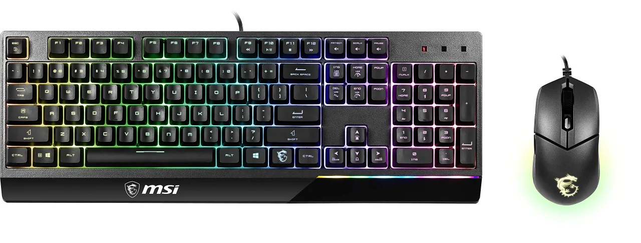 MSI VIGOR GK30 Gaming Combo with RGB Keyboard & Mouse