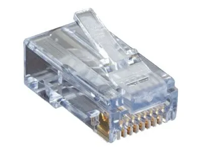 BLACK BOX CORPORATION CAT6 Ez RJ45 Modular Plug Connector For Round Solid/Stranded Wire…