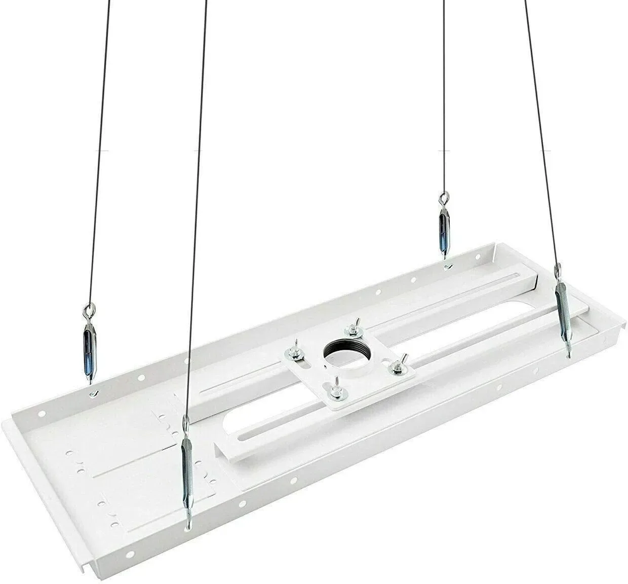 QualGear Pro-AV Suspended Ceiling Adapter for 1.5" NPT Threaded Pipe, Projector Accessory