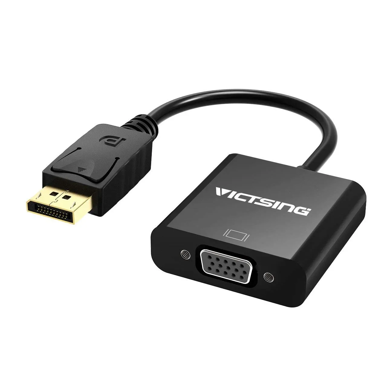 VICTSING Displayport Dp To VGA Adapter Goldplated Converter For PC Laptop