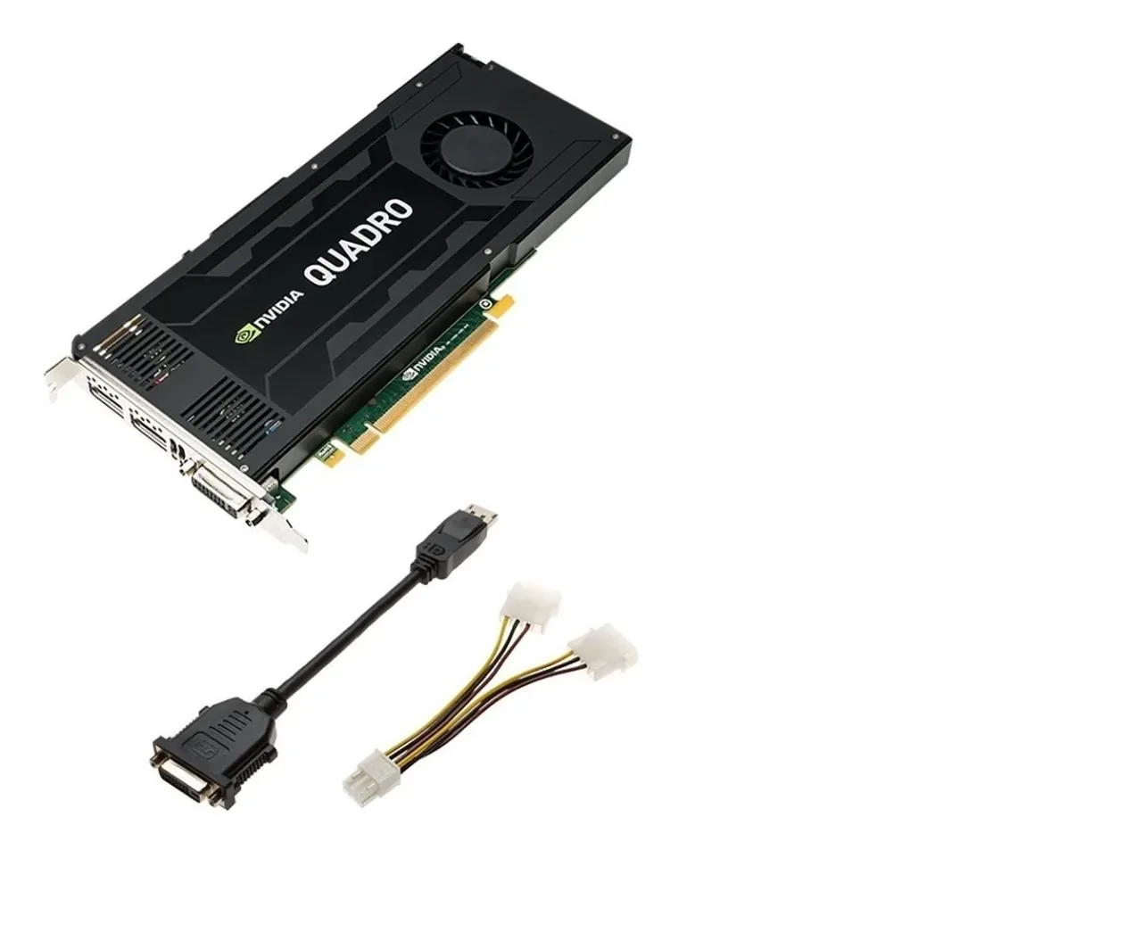 Used – 4GB HP nVIDIA Quadro K4200 DVI Dual DisplayPort PCI Express 2.0 x16 Graphics Card…