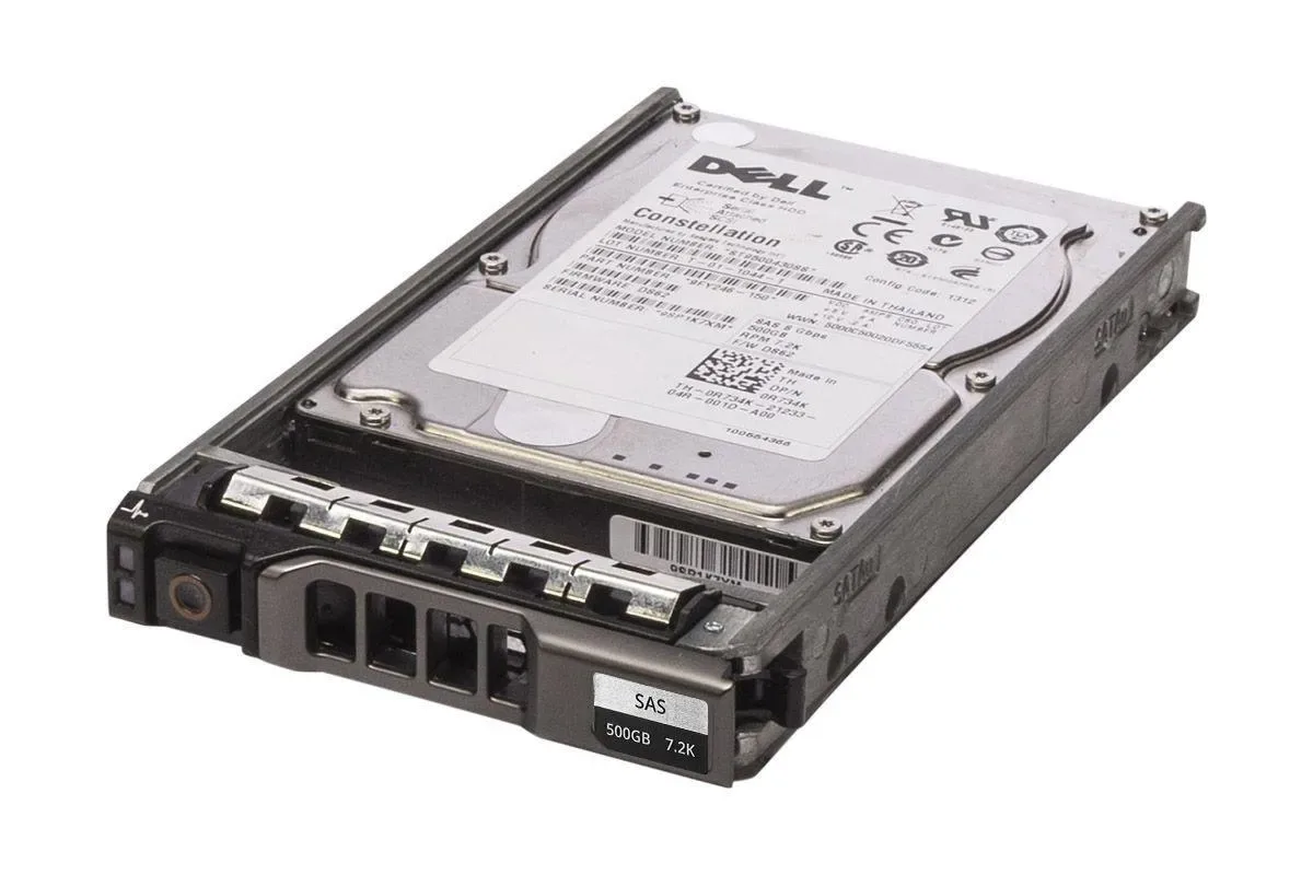 Used – DELL 500GB 2.5" SAS Hard Drive for Servers