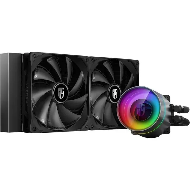 Open box – DEEPCOOL CASTLE 280EX AIO Liquid CPU Cooler with RGB